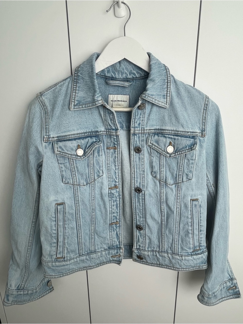 Club Monaco Denim Jacket Size XXS